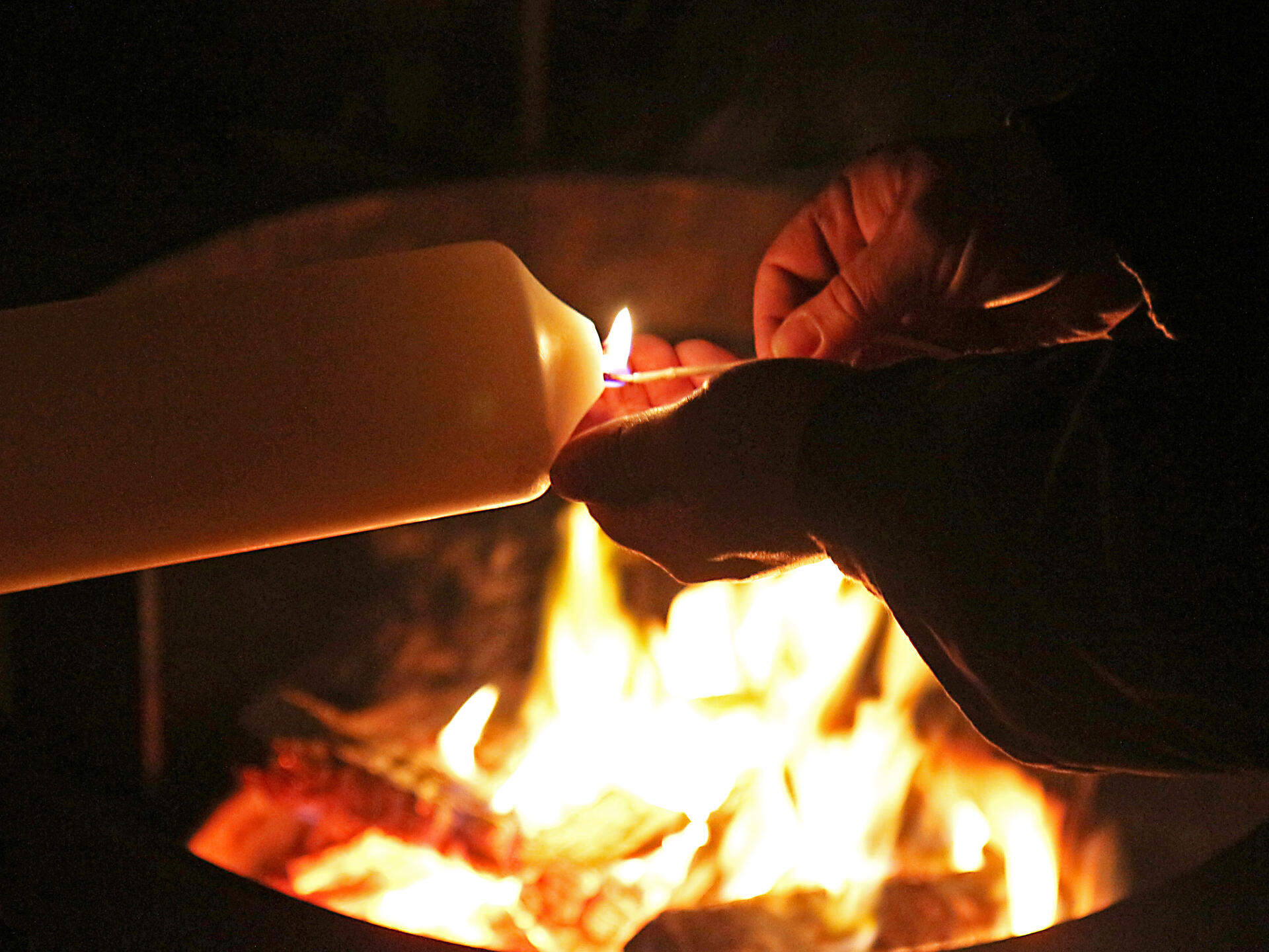 Feier der Osternacht um 22.00 Uhr